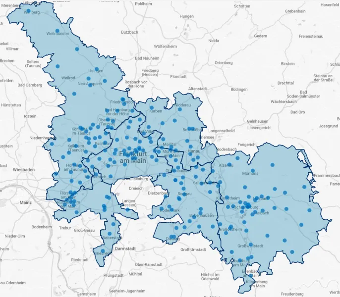 Unser Geschäftsgebiet 